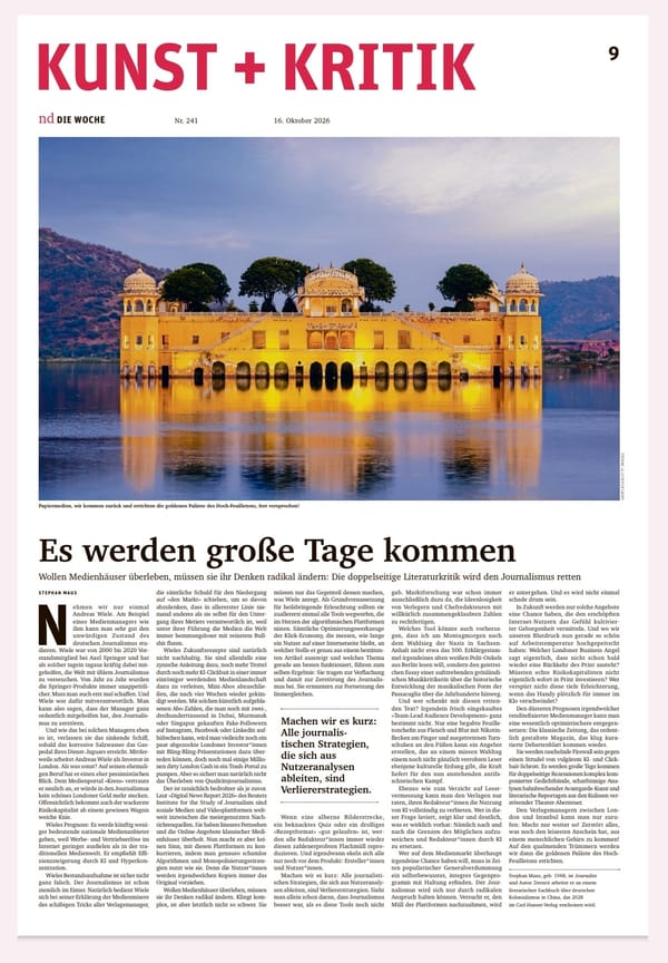 Wutrede gegen die Enshittification der Medien (ND)